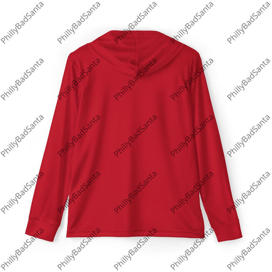 Philadelphia Phillies Bad Santa, Christmas in October Men's Sports Warmup Hoodie