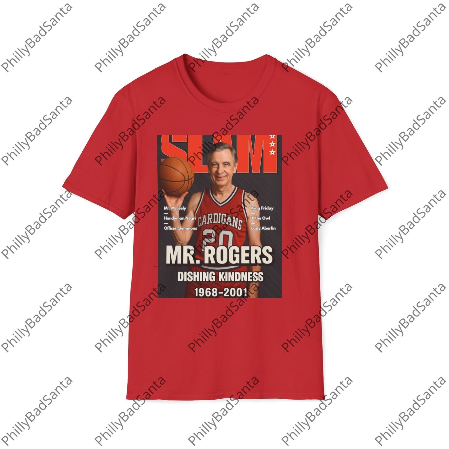 Slam Magazine Mr. Rogers "Dishing" Kindness Unisex T-Shirt