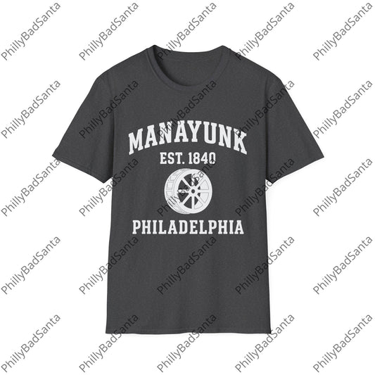 Manayunk, Philadelphia Heritage Tee, Vintage Style.
