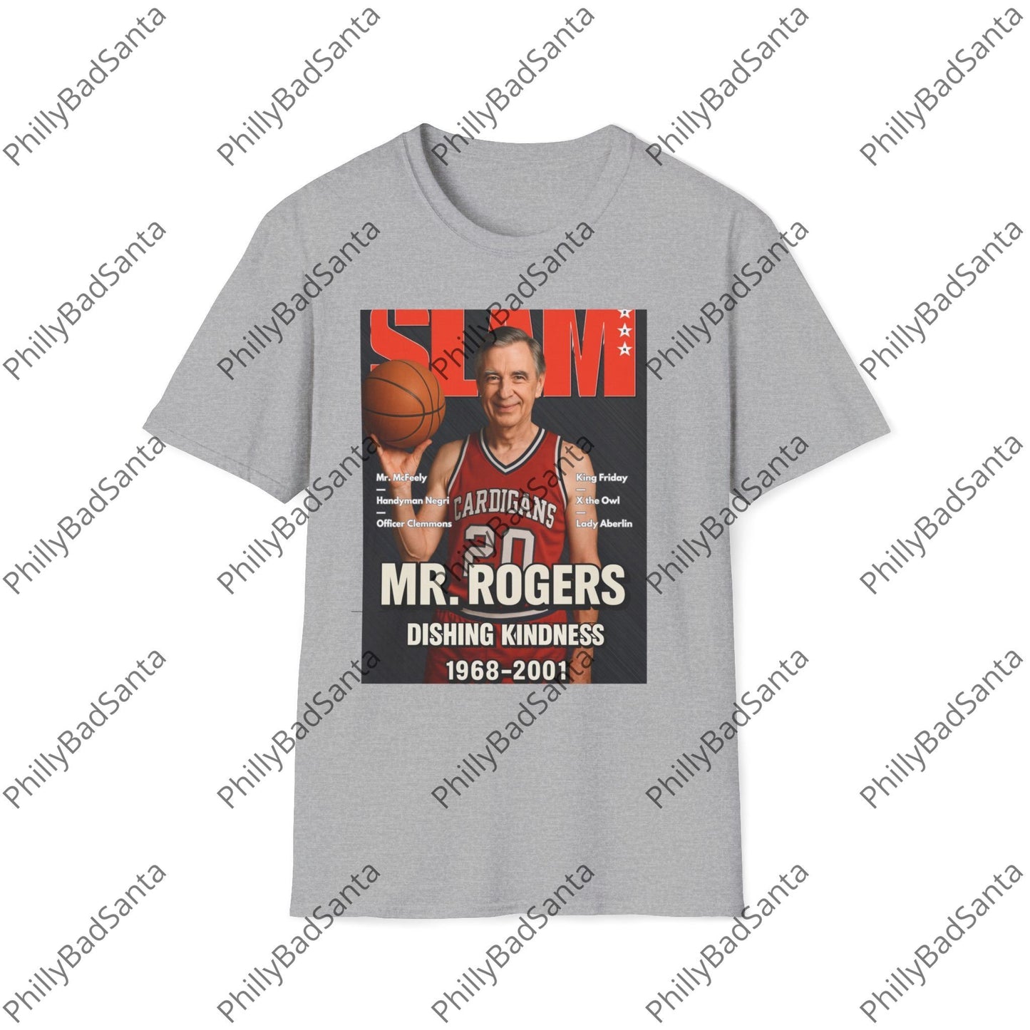 Slam Magazine Mr. Rogers "Dishing" Kindness Unisex T-Shirt