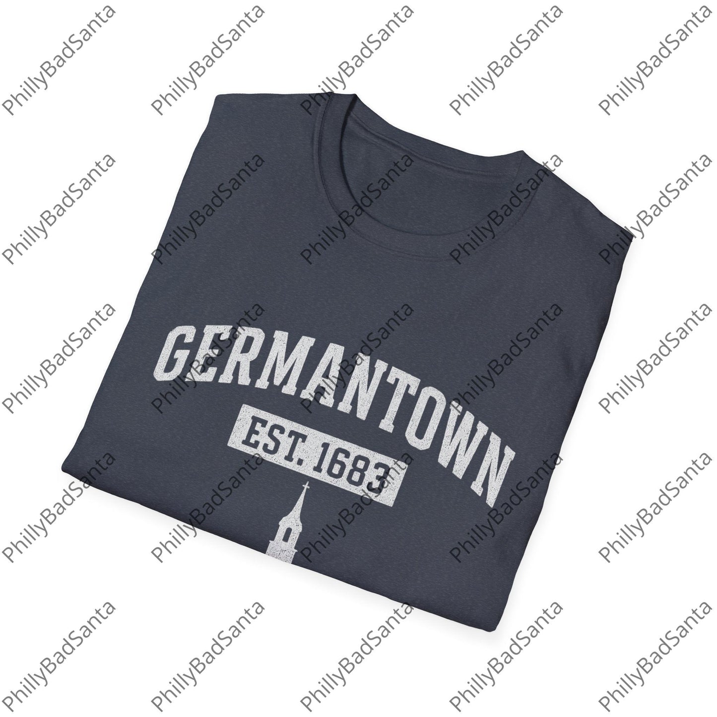 Germantown, Philadelphia Heritage Tee, Vintage Style.