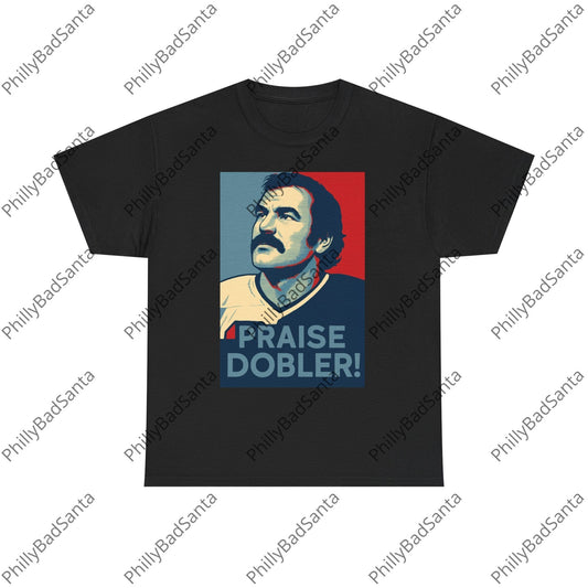 Praise Dobler Hope Poster Tee, Gritty Philly Style T-Shirt.