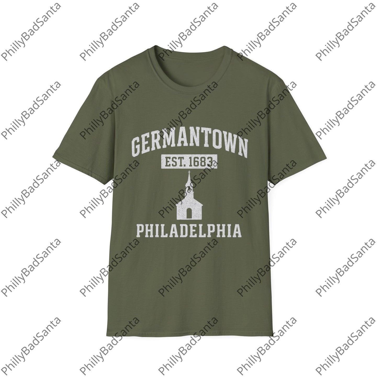 Germantown, Philadelphia Heritage Tee, Vintage Style.