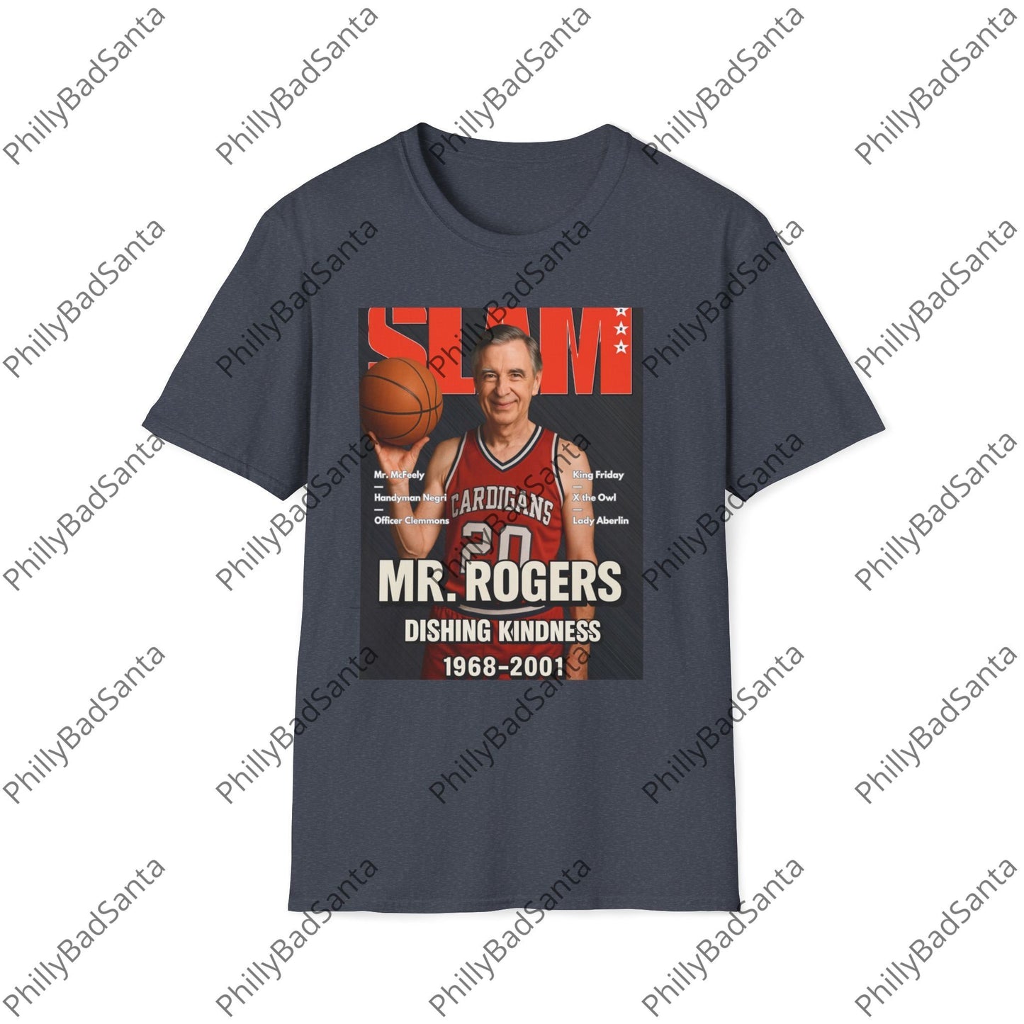 Slam Magazine Mr. Rogers "Dishing" Kindness Unisex T-Shirt