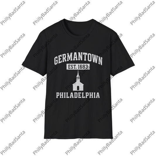 Germantown, Philadelphia Heritage Tee, Vintage Style.