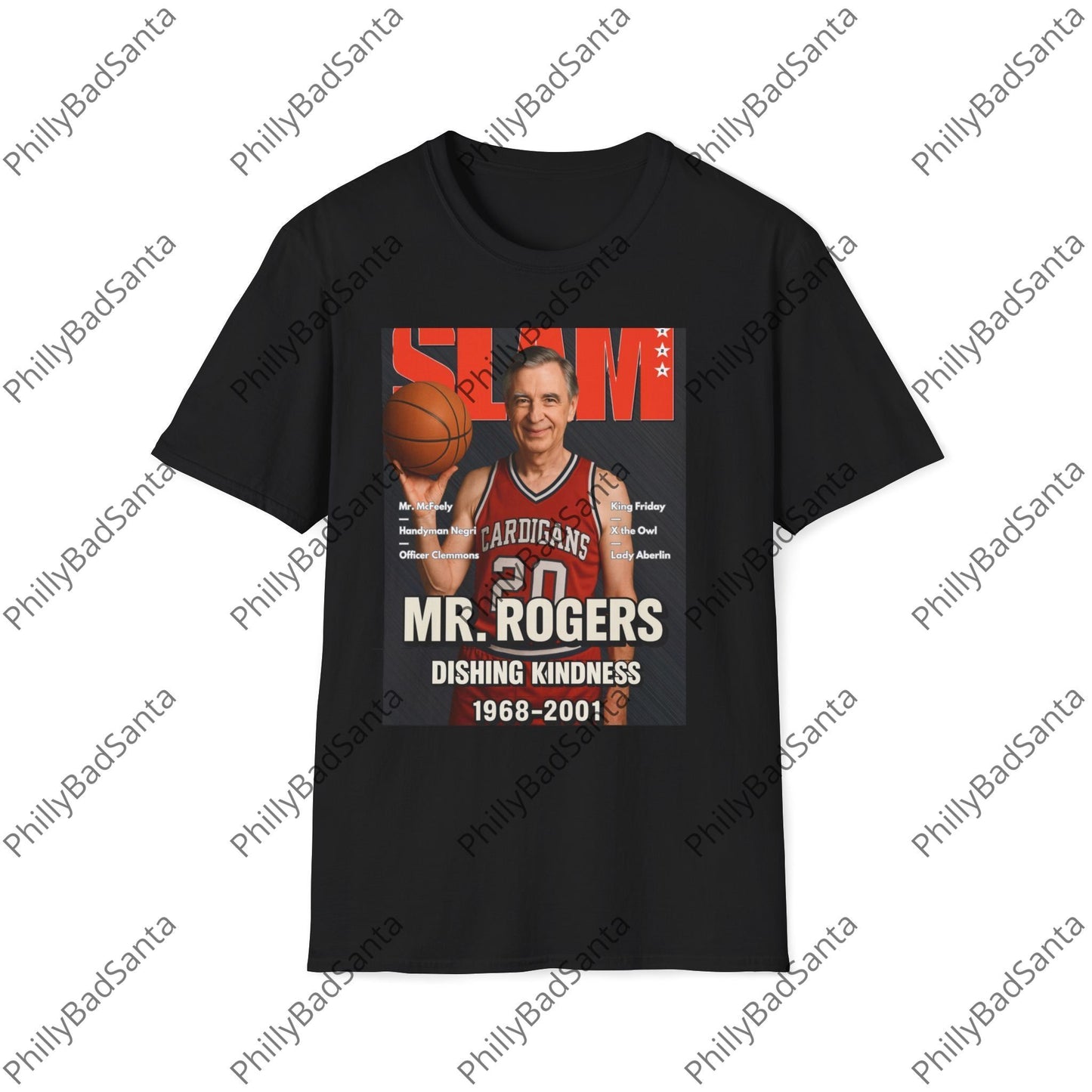 Slam Magazine Mr. Rogers "Dishing" Kindness Unisex T-Shirt