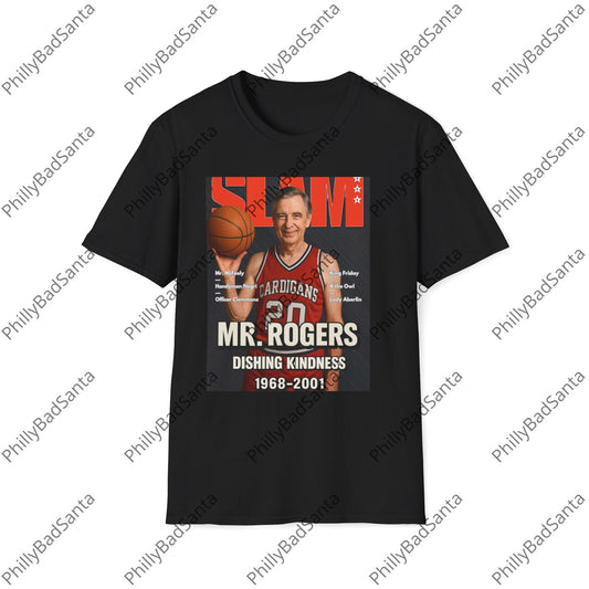 Slam Magazine Mr. Rogers "Dishing" Kindness Unisex T-Shirt