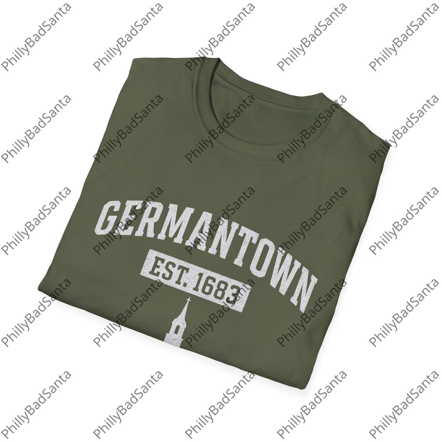 Germantown, Philadelphia Heritage Tee, Vintage Style.