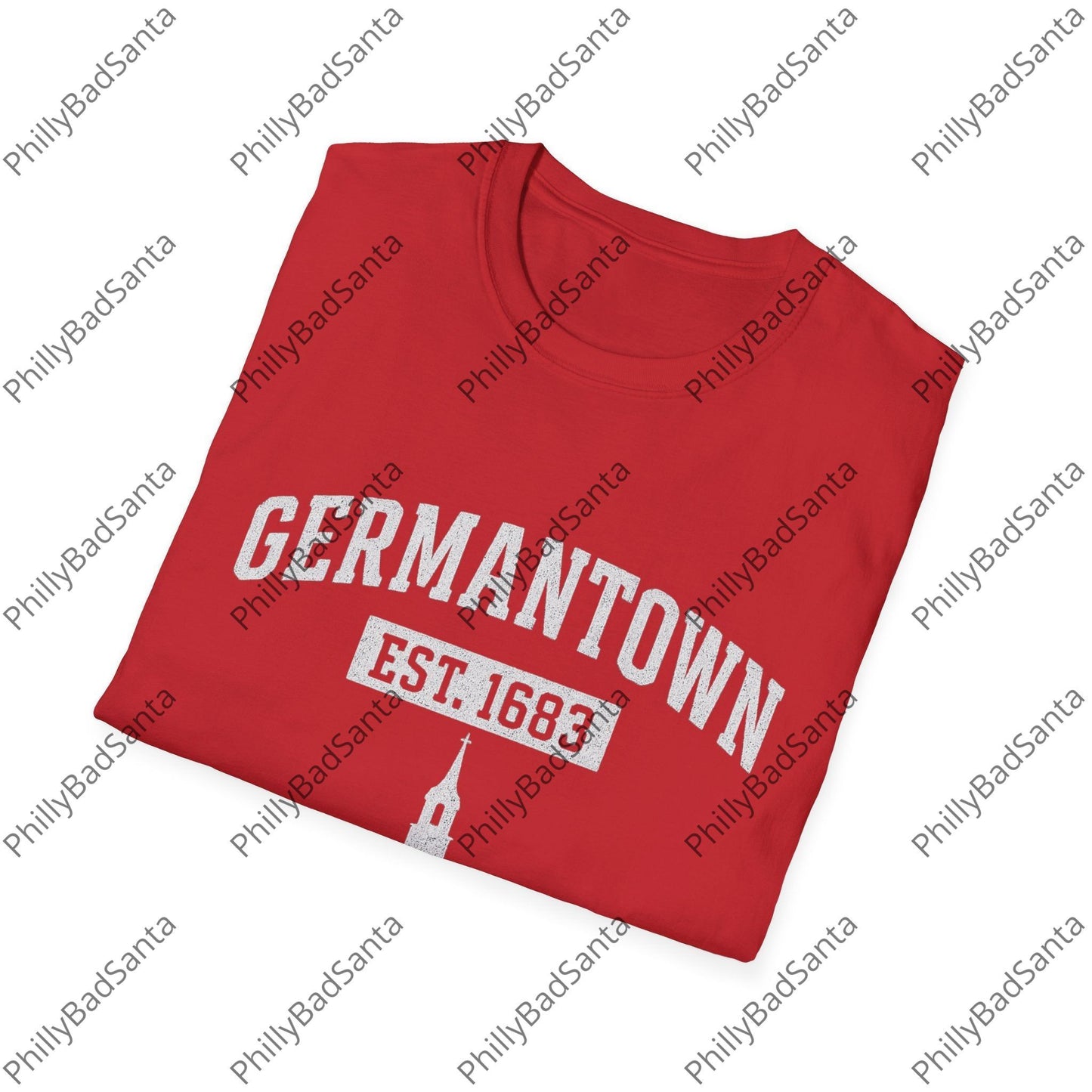 Germantown, Philadelphia Heritage Tee, Vintage Style.