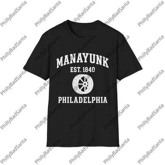 Manayunk, Philadelphia Heritage Tee, Vintage Style.