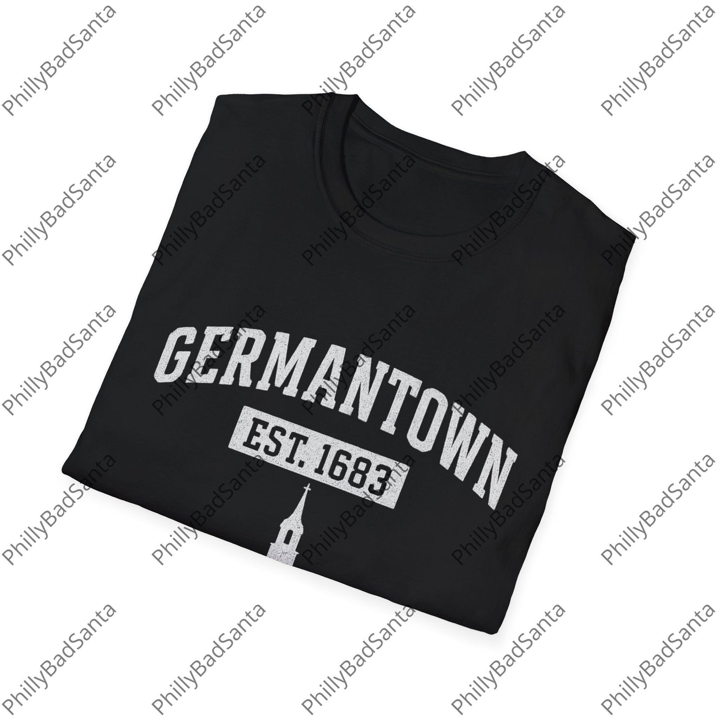 Germantown, Philadelphia Heritage Tee, Vintage Style.