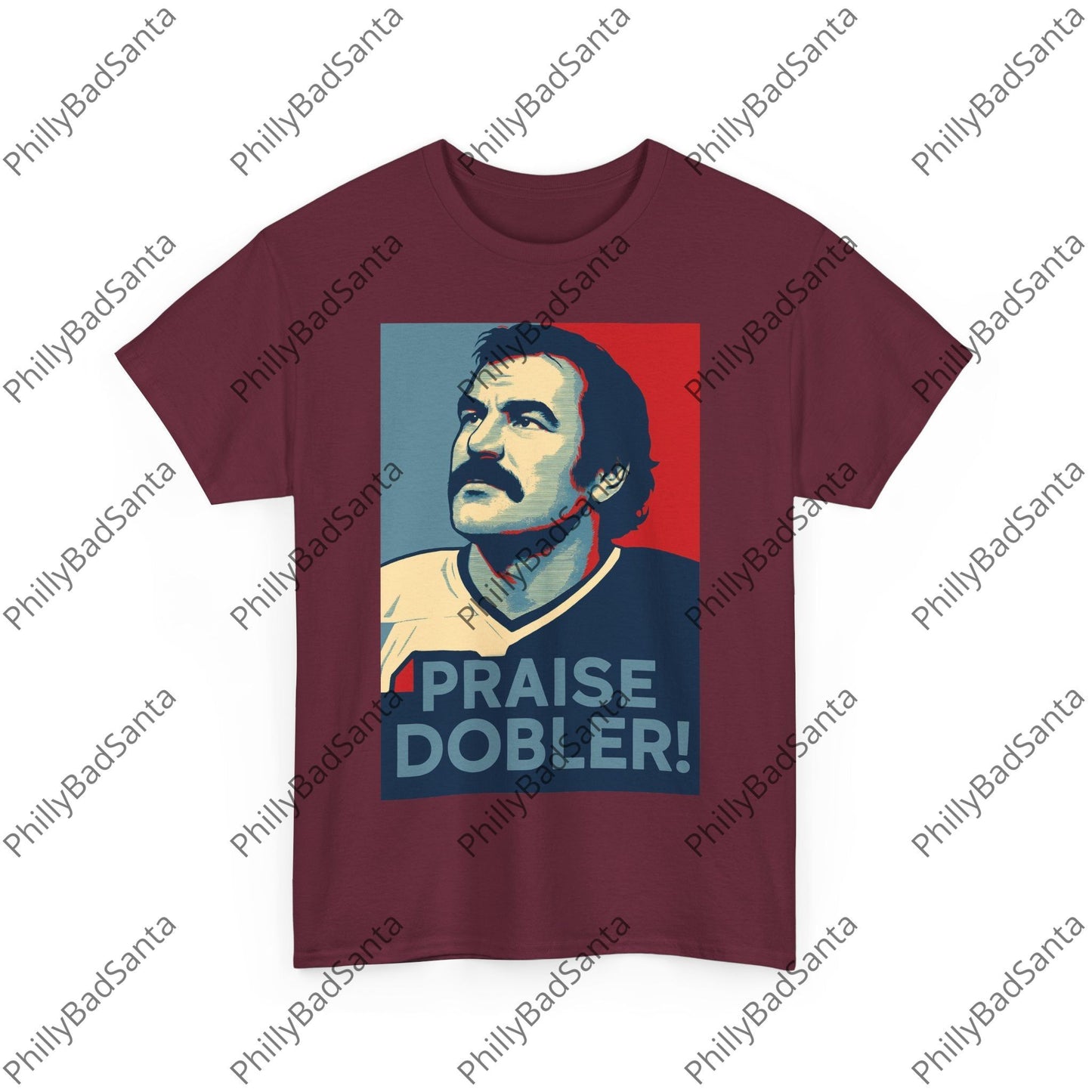 Praise Dobler Hope Poster Tee, Gritty Philly Style T-Shirt.