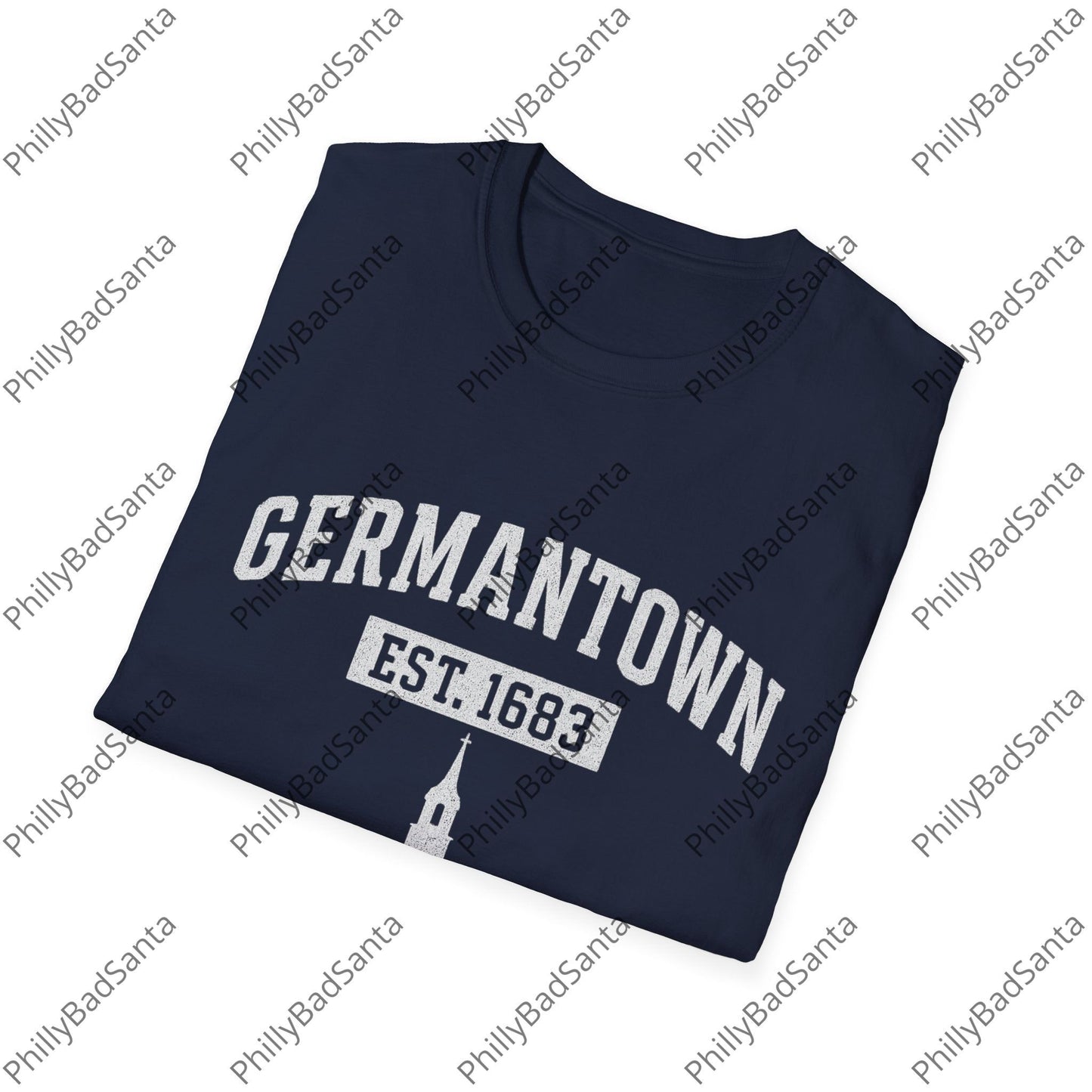 Germantown, Philadelphia Heritage Tee, Vintage Style.