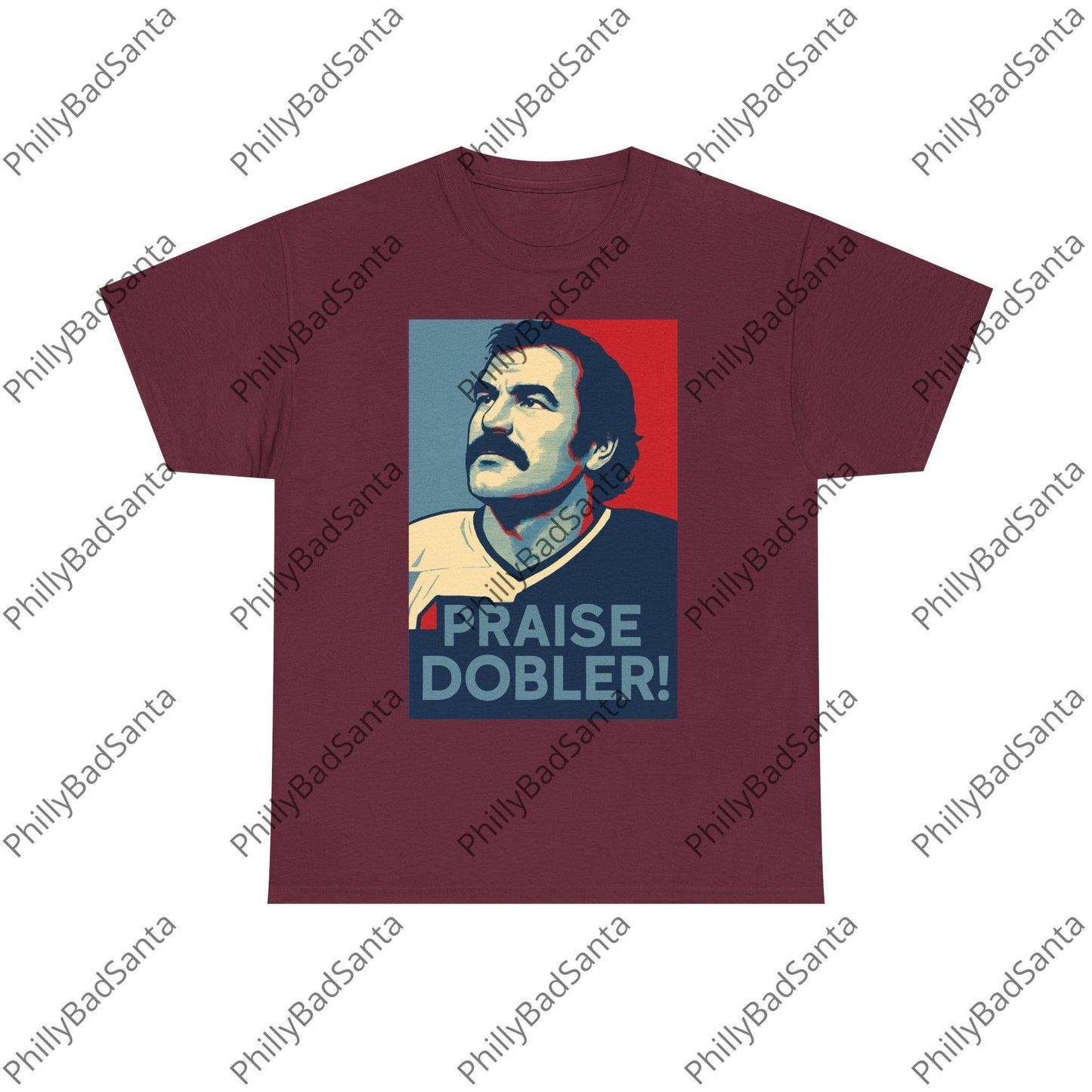 Praise Dobler Hope Poster Tee, Gritty Philly Style T-Shirt.