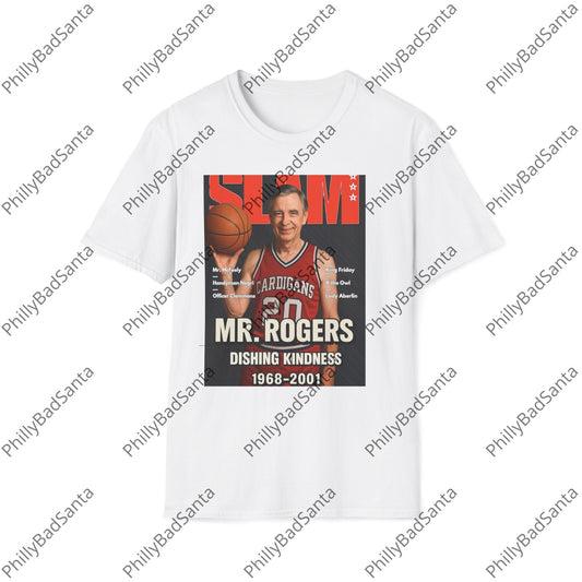 Slam Magazine Mr. Rogers "Dishing" Kindness Unisex T-Shirt