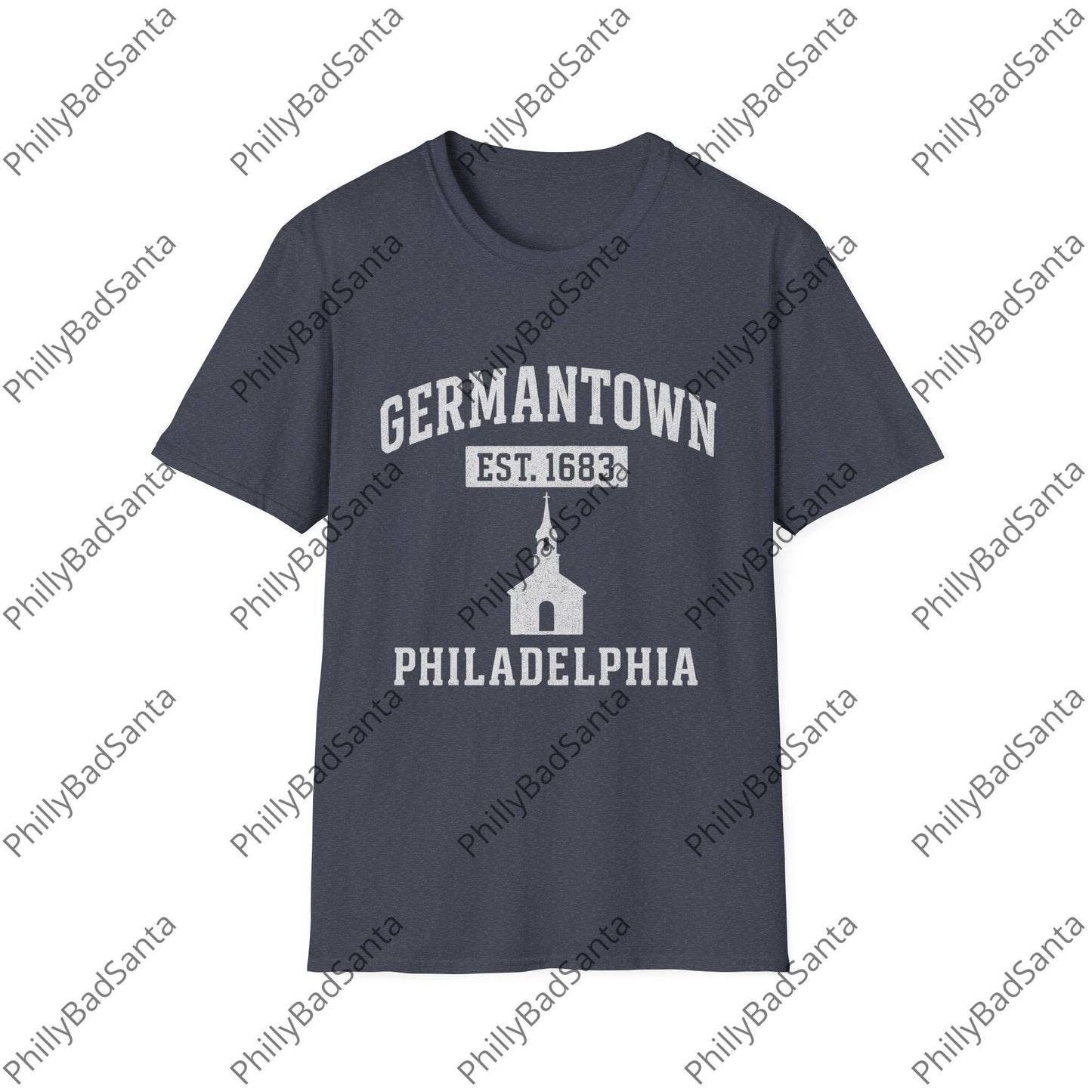 Germantown, Philadelphia Heritage Tee, Vintage Style.