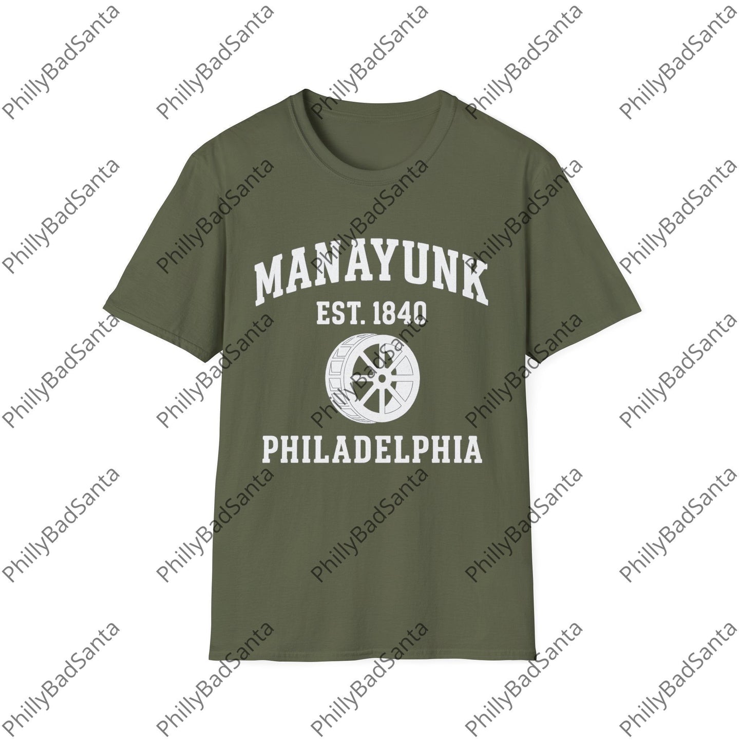 Manayunk, Philadelphia Heritage Tee, Vintage Style.