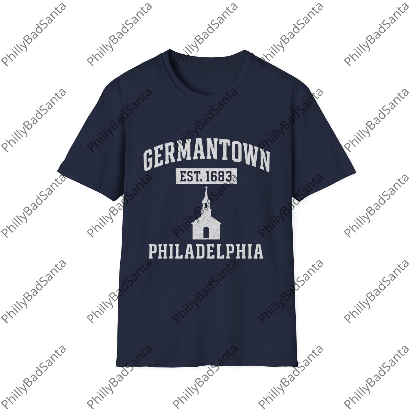 Germantown, Philadelphia Heritage Tee, Vintage Style.