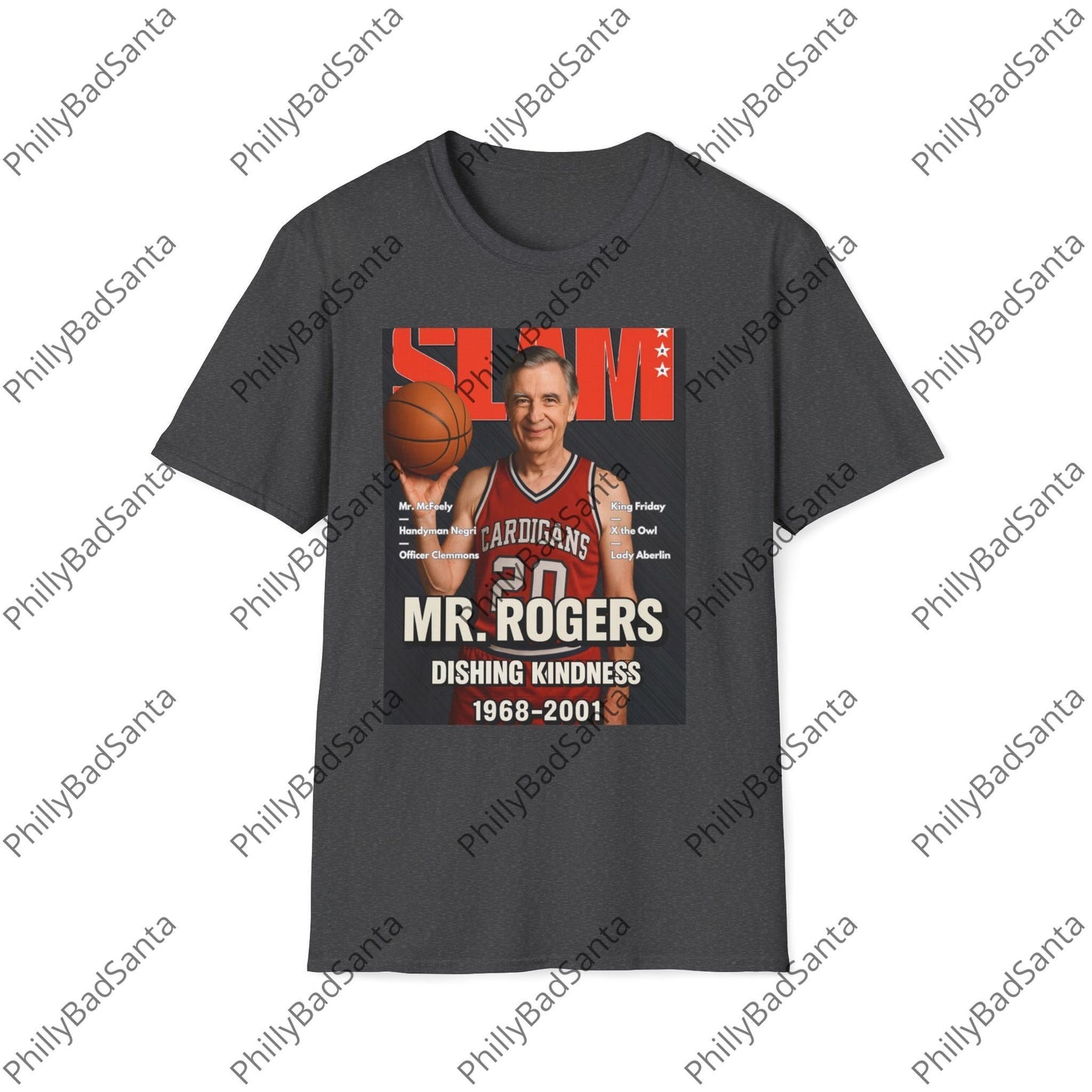 Slam Magazine Mr. Rogers "Dishing" Kindness Unisex T-Shirt