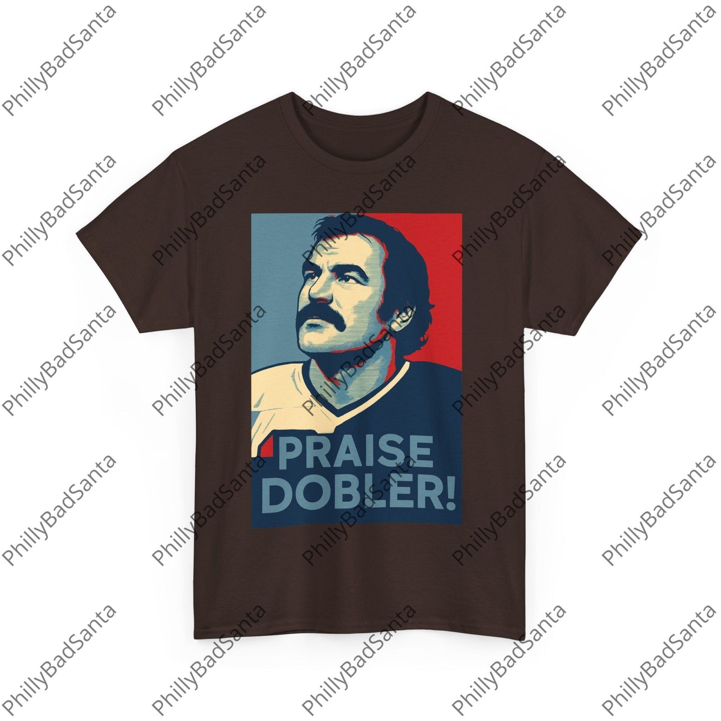 Praise Dobler Hope Poster Tee, Gritty Philly Style T-Shirt.